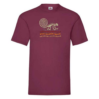 ΜΠΟΡΝΤΟ  t-shirt FRUIT OF THE LOOM με στάμπα A402